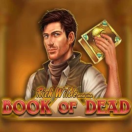 Book of Dead logo by Play'n GO Roobet Casino