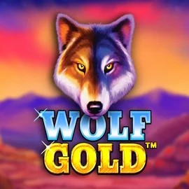 Wolf Gold slot icon by Pragmatic Play, available at Roobet Casino